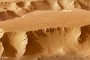Perspective view in Noctis Labyrinthus