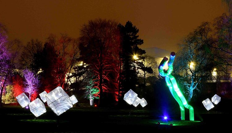 © Naturfotografie A. Schäfer  |  Parkleuchten in der Essener GRUGA