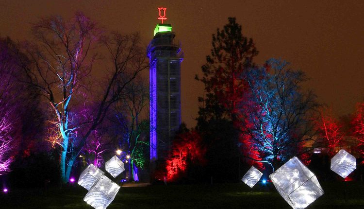 © Naturfotografie A. Schäfer  |  Parkleuchten in der Essener GRUGA