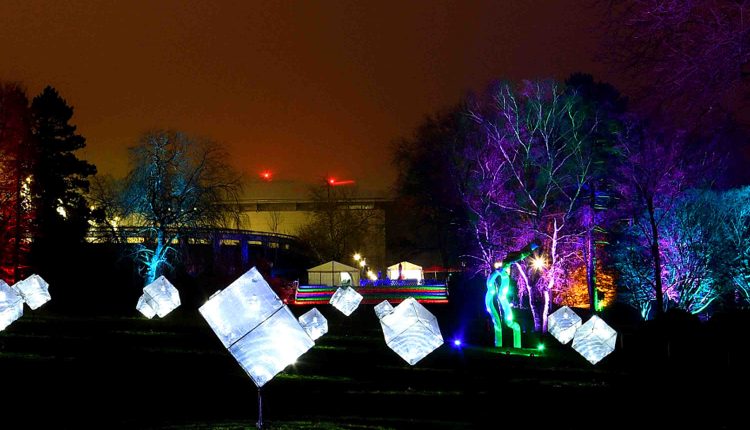 © Naturfotografie A. Schäfer  |  Parkleuchten in der Essener GRUGA